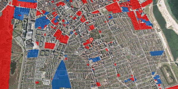 Jordforureningskort på Tycho Brahes Allé 14, 1. th, 2300 København S