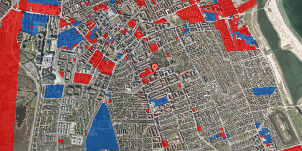 Jordforureningskort på Tycho Brahes Allé 18, 1. th, 2300 København S