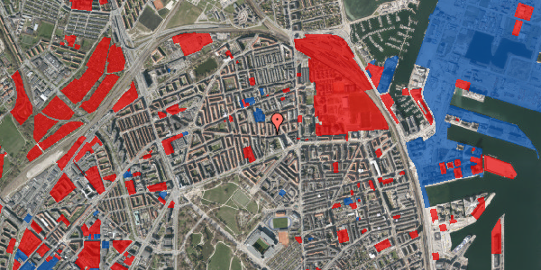 Jordforureningskort på Tåsingegade 16, 1. th, 2100 København Ø