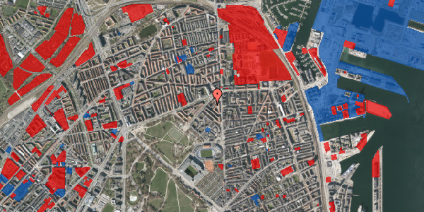 Jordforureningskort på Urbansgade 4, 1. tv, 2100 København Ø