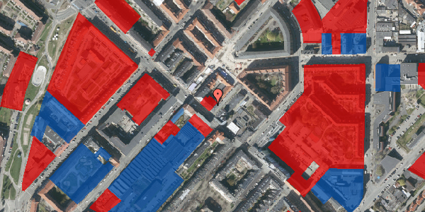 Jordforureningskort på Valhalsgade 1, 3. th, 2200 København N