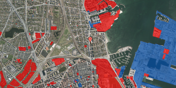 Jordforureningskort på Vangehusvej 1E, 3. th, 2100 København Ø