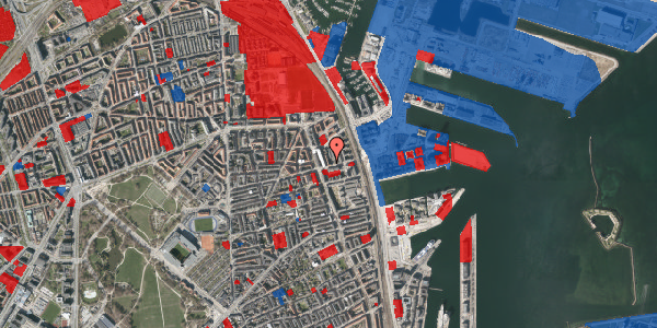 Jordforureningskort på Vardegade 2, 5. tv, 2100 København Ø