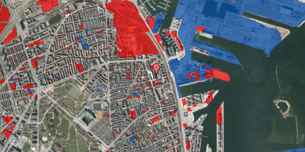 Jordforureningskort på Vardegade 7, st. th, 2100 København Ø