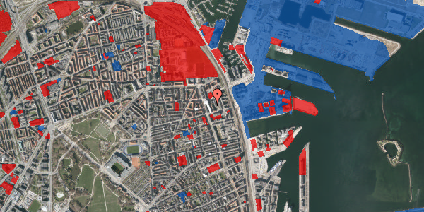 Jordforureningskort på Vardegade 10, 1. th, 2100 København Ø