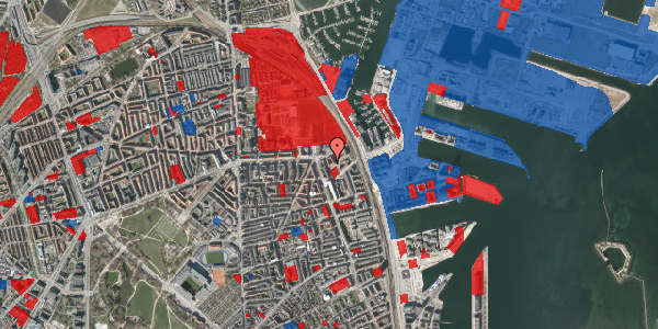 Jordforureningskort på Vardegade 22, 2. tv, 2100 København Ø