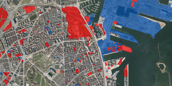 Jordforureningskort på Vardegade 25, 1. tv, 2100 København Ø