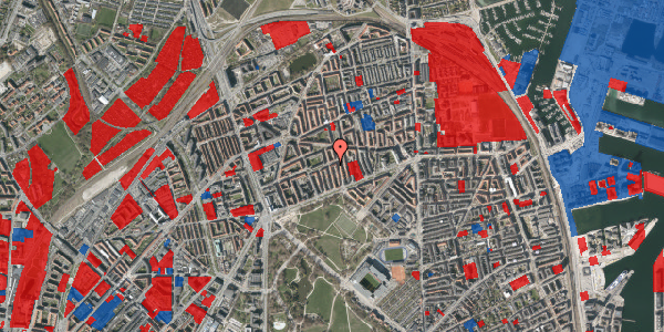 Jordforureningskort på Vejrøgade 1, st. tv, 2100 København Ø