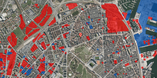 Jordforureningskort på Vejrøgade 11, 3. tv, 2100 København Ø