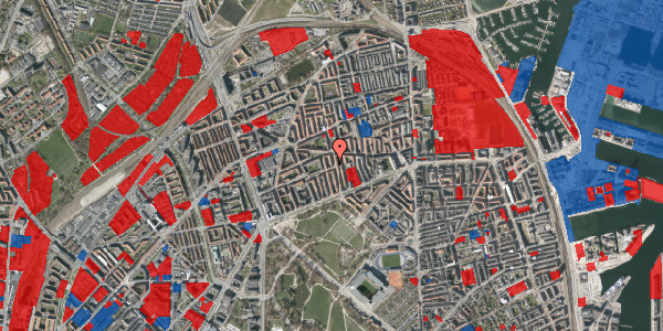 Jordforureningskort på Vennemindevej 15, 1. th, 2100 København Ø