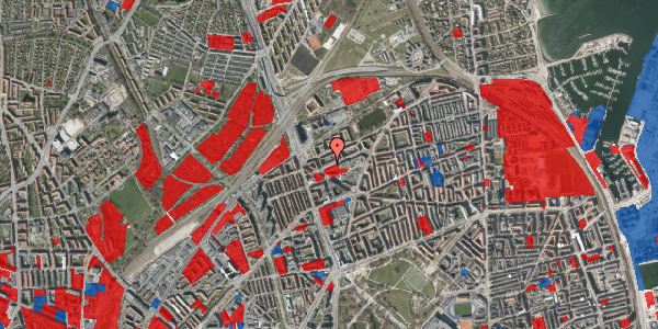 Jordforureningskort på Venøgade 7, 1. th, 2100 København Ø