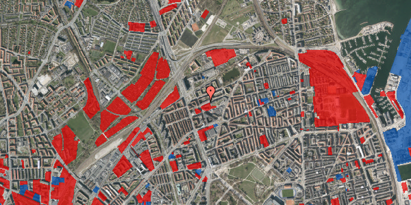 Jordforureningskort på Venøgade 9, 2. tv, 2100 København Ø
