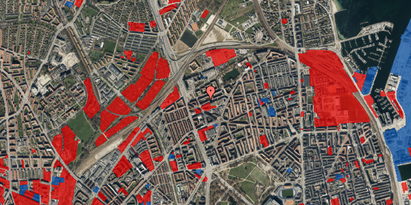 Jordforureningskort på Venøgade 9, 4. tv, 2100 København Ø