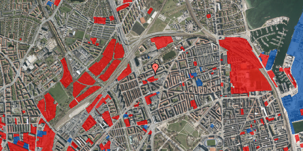 Jordforureningskort på Venøgade 11, 4. th, 2100 København Ø