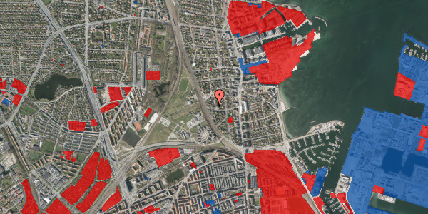 Jordforureningskort på Vestagervej 1, st. , 2100 København Ø