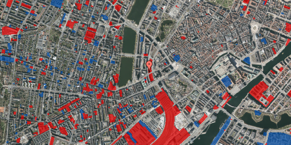 Jordforureningskort på Vester Farimagsgade 9, 1606 København V