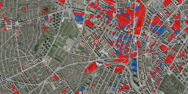 Jordforureningskort på Vestergårdsvej 1, st. th, 2400 København NV