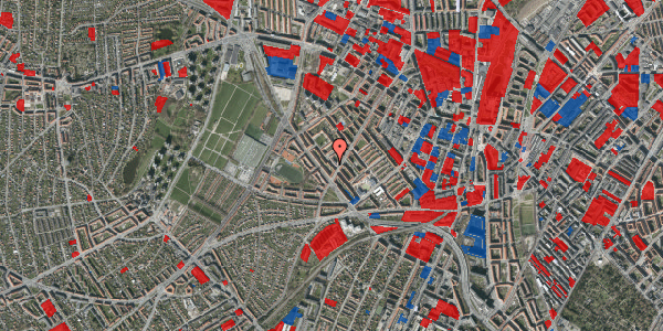 Jordforureningskort på Vestergårdsvej 5, 1. tv, 2400 København NV