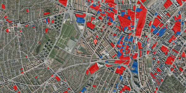 Jordforureningskort på Vestergårdsvej 13, 2. th, 2400 København NV