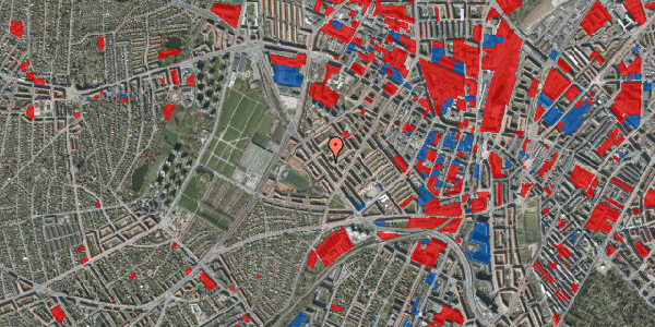 Jordforureningskort på Vestergårdsvej 21, 1. th, 2400 København NV