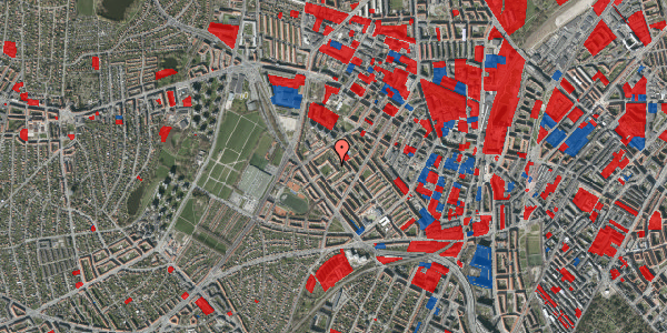 Jordforureningskort på Vestergårdsvej 24C, 1. th, 2400 København NV