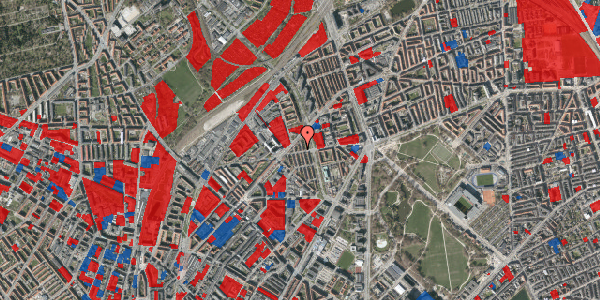 Jordforureningskort på Vibekegade 8, 2. , 2100 København Ø