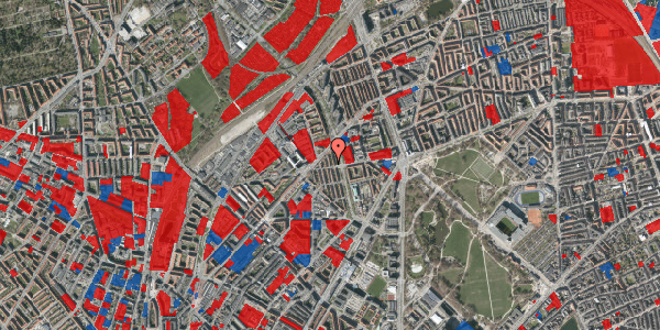 Jordforureningskort på Vibekegade 9, st. tv, 2100 København Ø