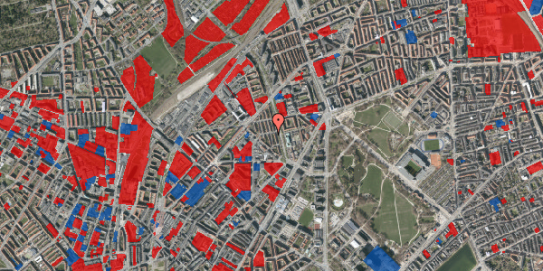 Jordforureningskort på Vibekegade 21, 1. th, 2100 København Ø