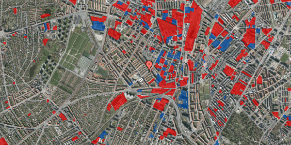 Jordforureningskort på Vibevej 36, 1. th, 2400 København NV