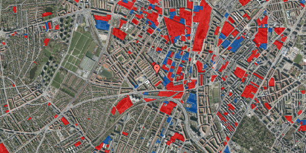 Jordforureningskort på Vibevej 55, 1. th, 2400 København NV