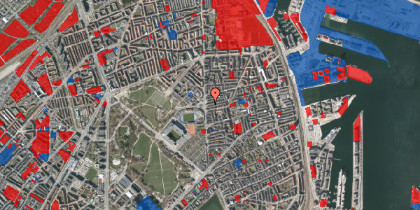 Jordforureningskort på Viborggade 3, kl. th, 2100 København Ø