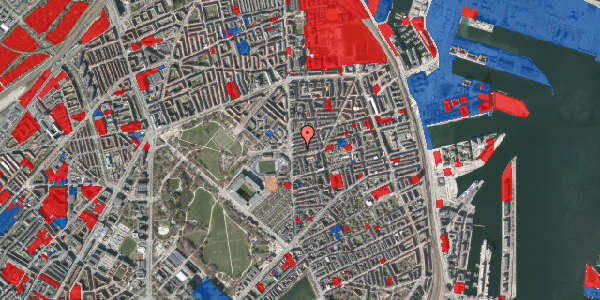 Jordforureningskort på Viborggade 6, 1. tv, 2100 København Ø