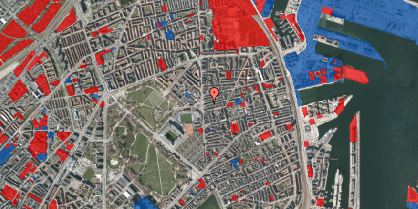 Jordforureningskort på Viborggade 7, kl. , 2100 København Ø