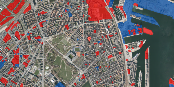 Jordforureningskort på Viborggade 9, kl. , 2100 København Ø