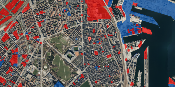 Jordforureningskort på Viborggade 16, 5. , 2100 København Ø