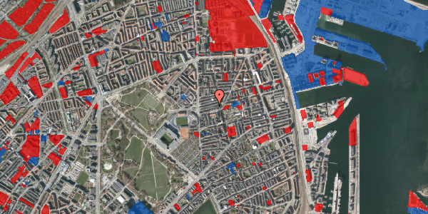 Jordforureningskort på Viborggade 24, kl. th, 2100 København Ø