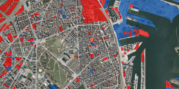 Jordforureningskort på Viborggade 38, 4. th, 2100 København Ø