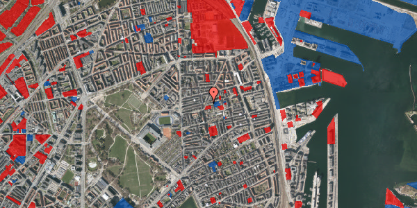 Jordforureningskort på Viborggade 40, 5. tv, 2100 København Ø