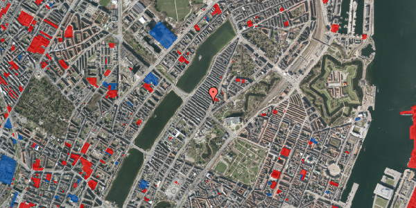 Jordforureningskort på Wiedeweltsgade 5, 2100 København Ø