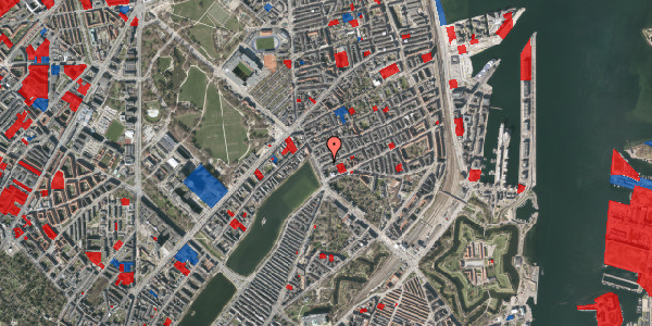 Jordforureningskort på Willemoesgade 3, 1. th, 2100 København Ø