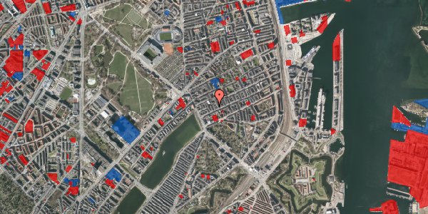 Jordforureningskort på Willemoesgade 19, 1. th, 2100 København Ø