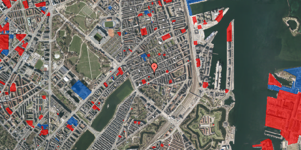 Jordforureningskort på Willemoesgade 28, 2. th, 2100 København Ø