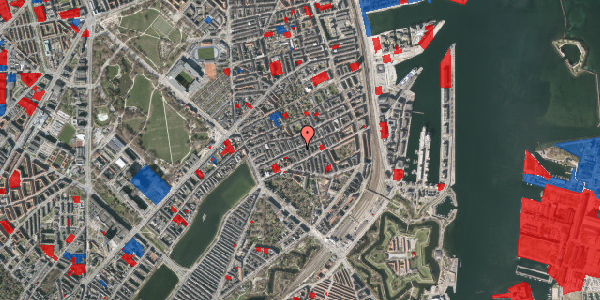 Jordforureningskort på Willemoesgade 44, 1. th, 2100 København Ø