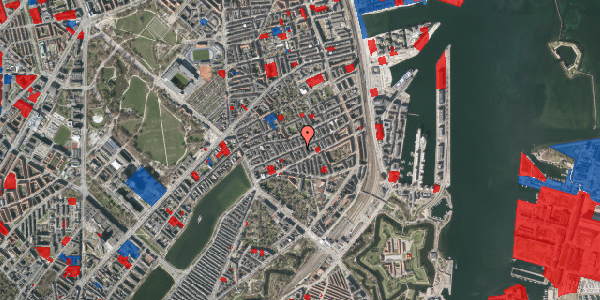 Jordforureningskort på Willemoesgade 48, 3. tv, 2100 København Ø