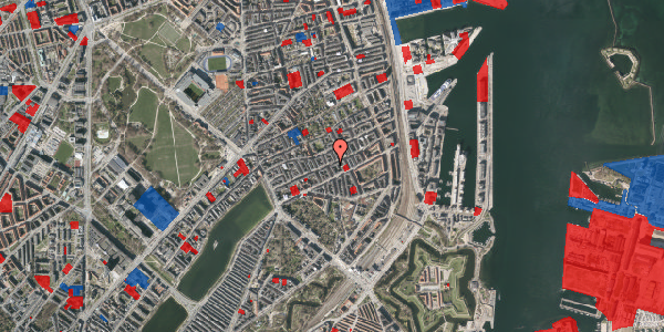 Jordforureningskort på Willemoesgade 50, 3. , 2100 København Ø