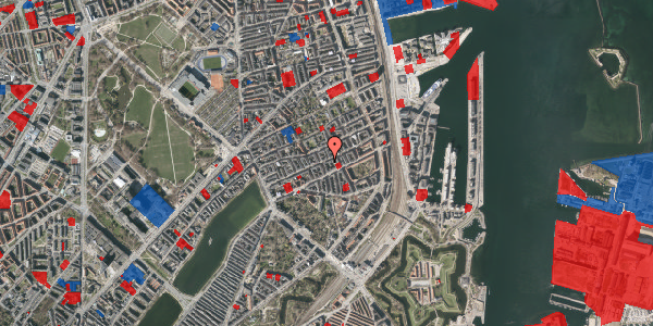 Jordforureningskort på Willemoesgade 52, 1. tv, 2100 København Ø