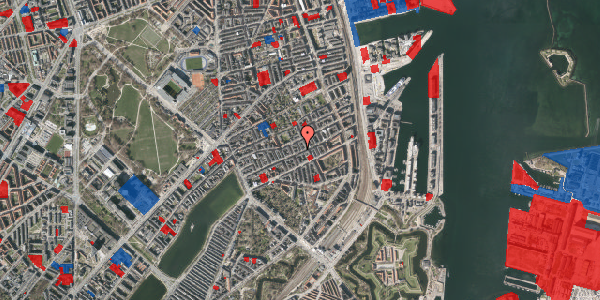 Jordforureningskort på Willemoesgade 55, 3. th, 2100 København Ø