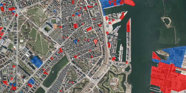 Jordforureningskort på Willemoesgade 66, 3. th, 2100 København Ø