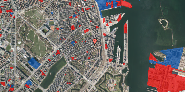 Jordforureningskort på Willemoesgade 83, 1. th, 2100 København Ø