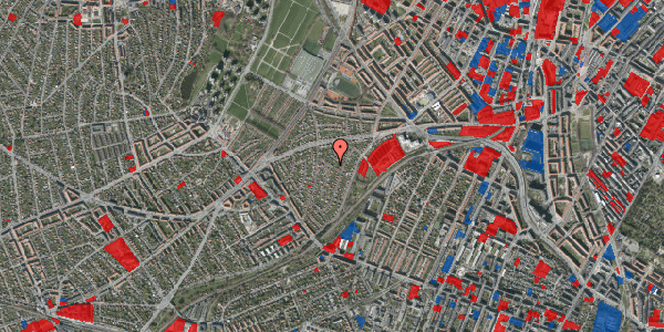 Jordforureningskort på Vindruevej 13, 2400 København NV